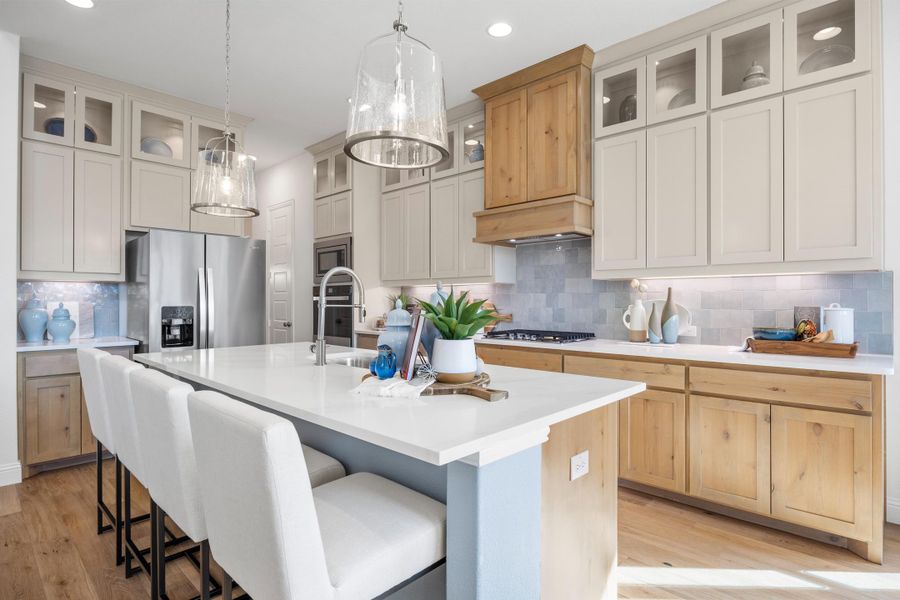 Furnished interior in a model home at Lake Shore Village in Rowlett (Image 8).