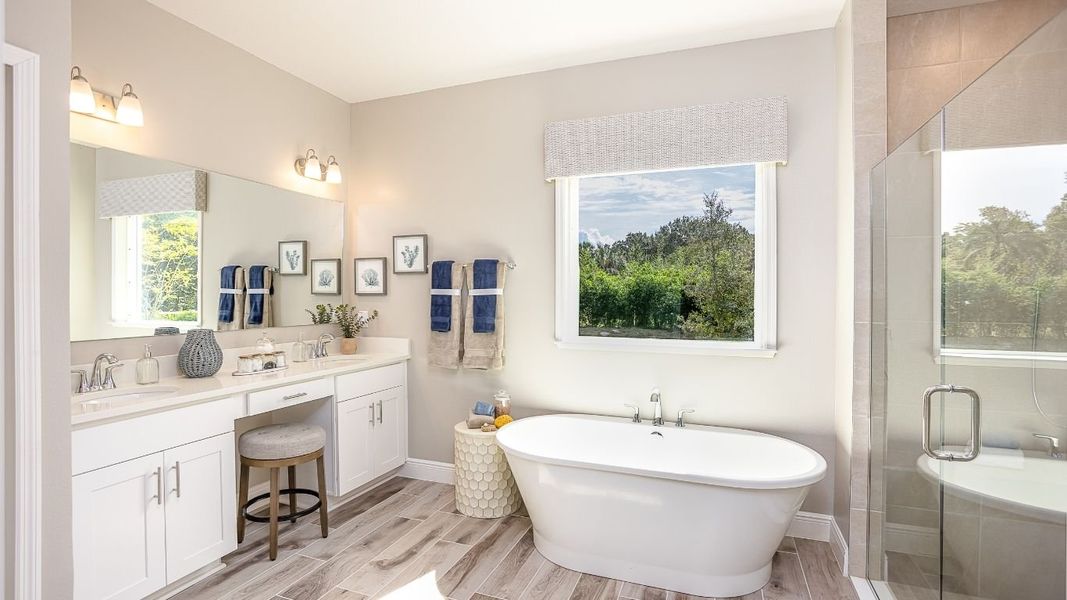 Furnished interior in a model home at Canterwood Acres in Ocala (Image 10).