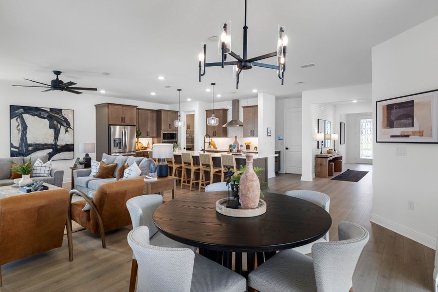 Furnished interior in a model home at Acuera Estates in Apopka (Image 8).