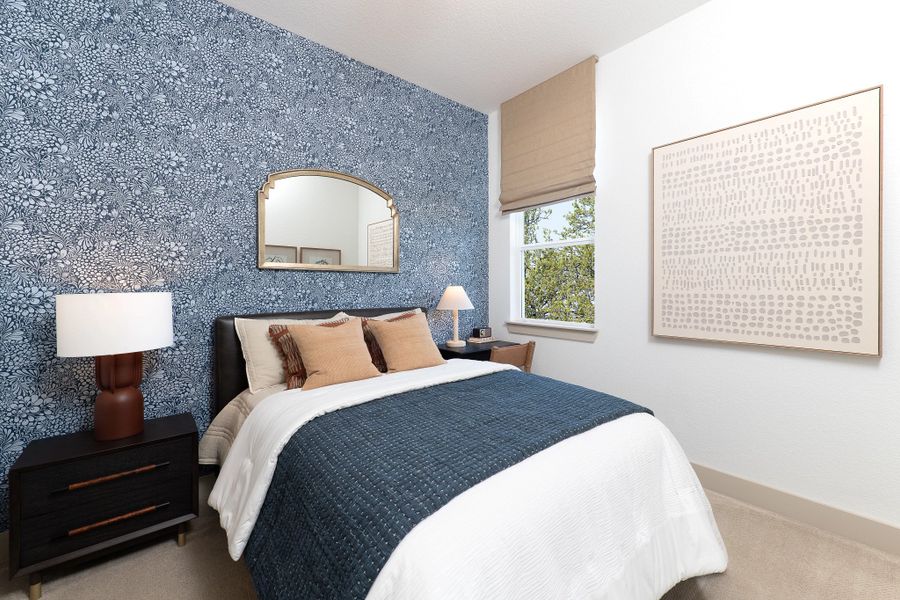 Furnished interior in a model home at Blue Heron Estates in Mont Belvieu (Image 21).