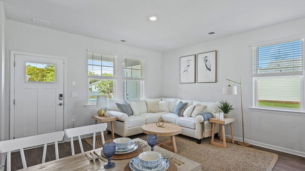 Furnished interior in a model home at North Shore in Summerton (Image 9).