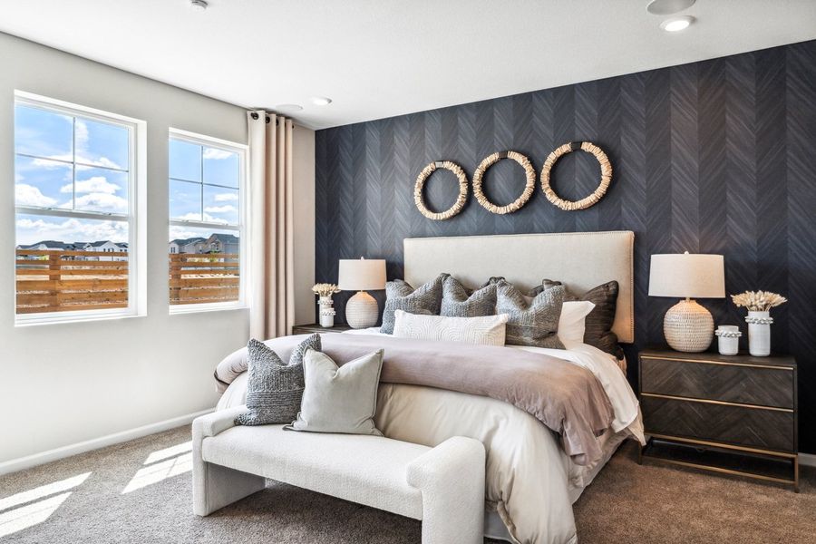 Furnished interior in a model home at Parterre Landmark Collection in Thornton (Image 6). Furnished interior in a model home at Parterre Landmark Collection in Thornton (Image 6).