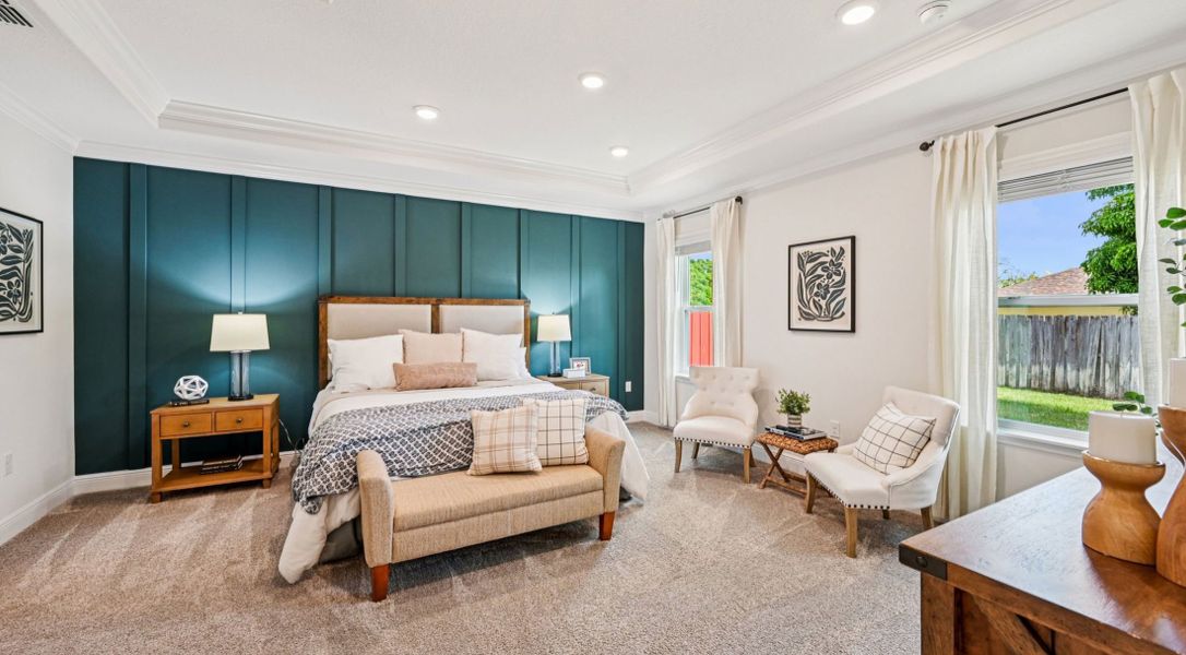 Furnished interior in a model home at Englewood in Englewood (Image 4).