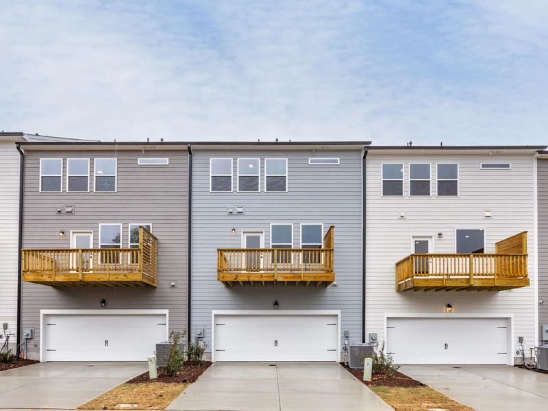 Exterior details of a home in Forestville Yard Townhomes, Knightdale (Image 5).