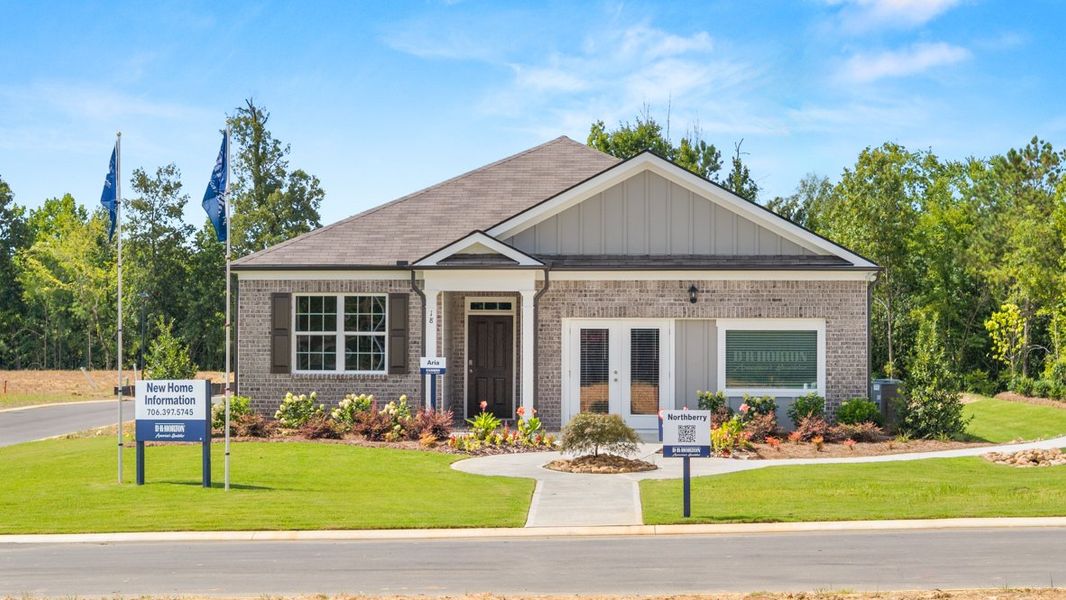Front exterior of a home in the Northberry community, located in Rome, GA (Image 2).