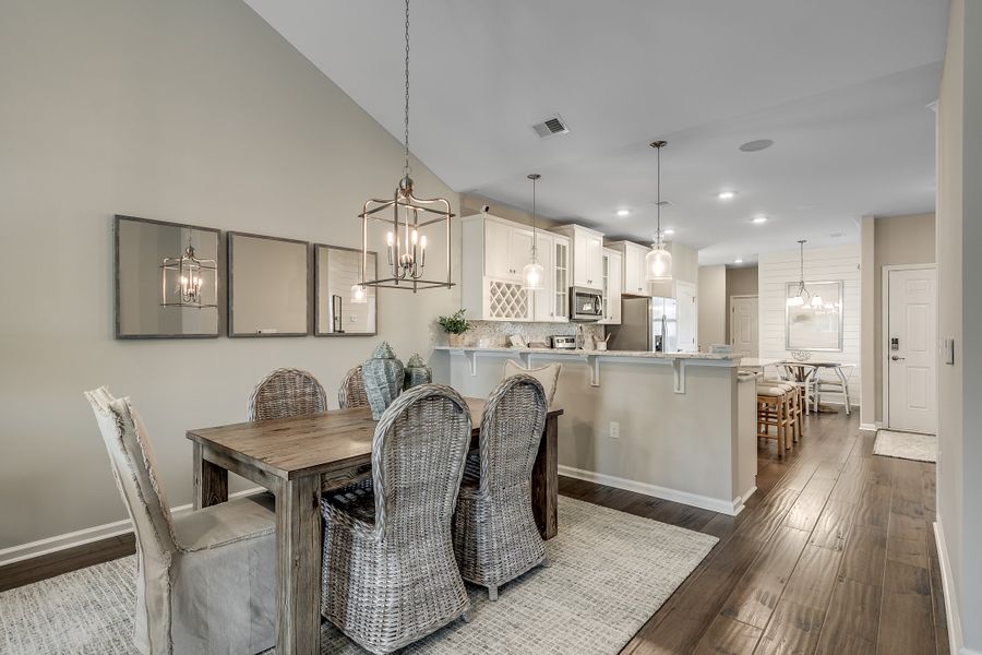 Furnished interior in a model home at Marshfield Gardens in Longs (Image 7).