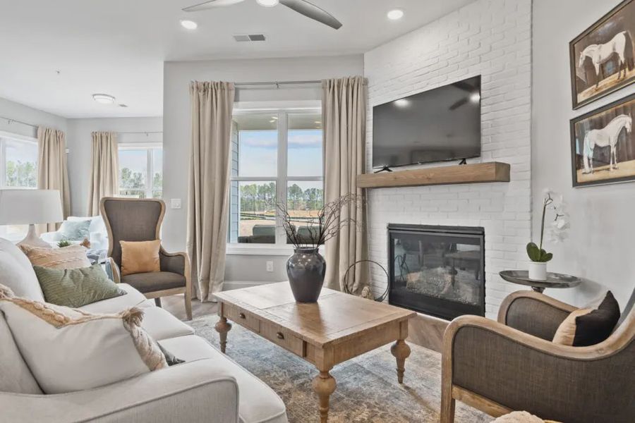 Furnished interior in a model home at The Reserve at Bells Ferry in Kennesaw (Image 58).