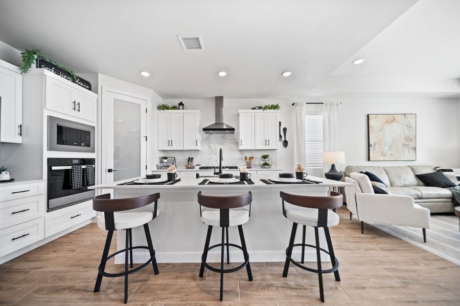Furnished interior in a model home at Summer Sky North in El Paso (Image 6).