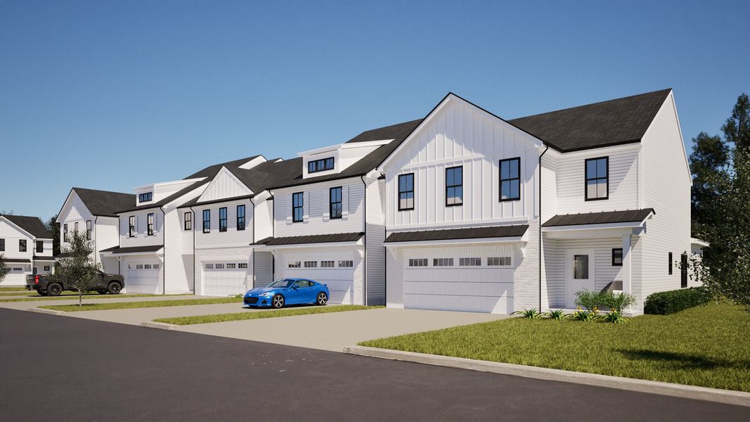 Front exterior of a home in the The Enclave community, located in Greenville, NC (Image 3).