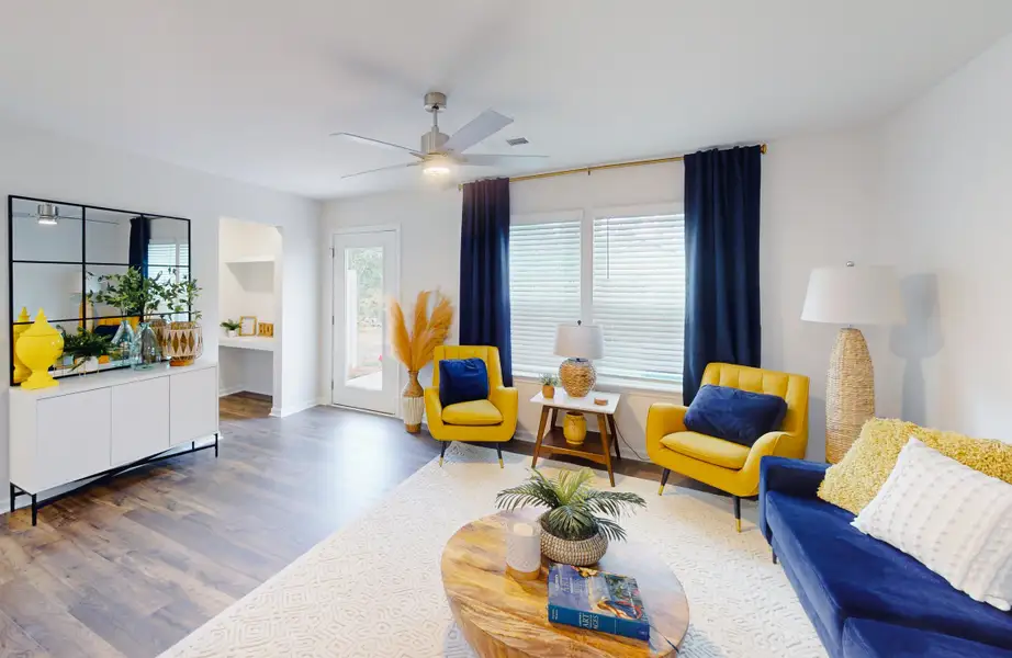 Furnished interior in a model home at Aberdeen in Fountain Inn (Image 5).