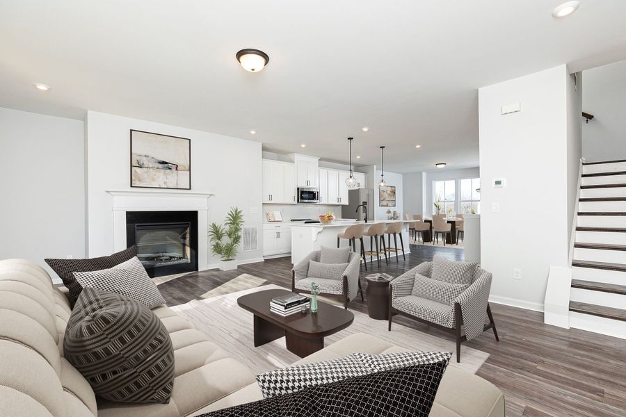 Spacious open main level floor plans designed for connection, comfort, and everyday ease