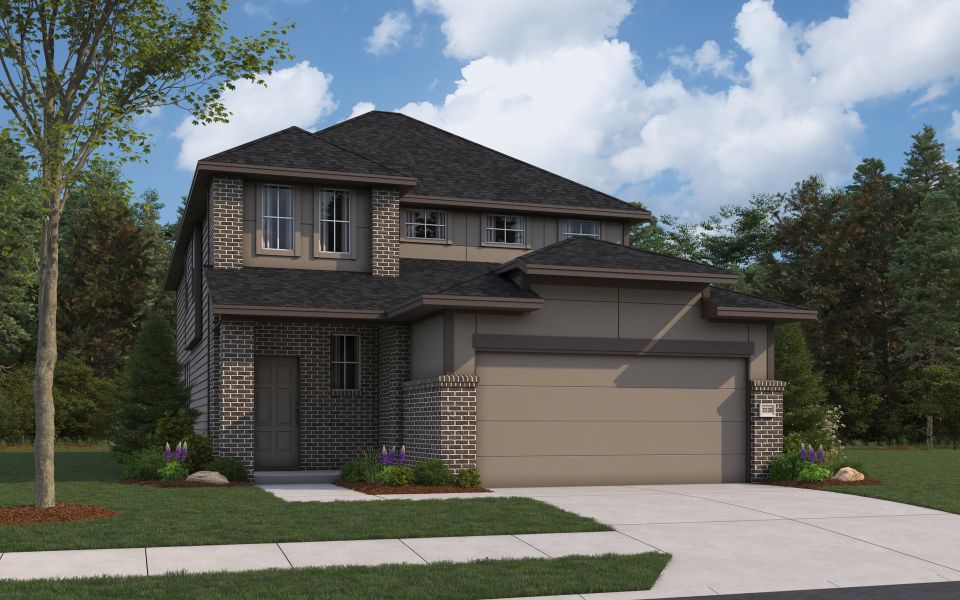 Rendering of floor plan. Colors and features may differ from shown representation.