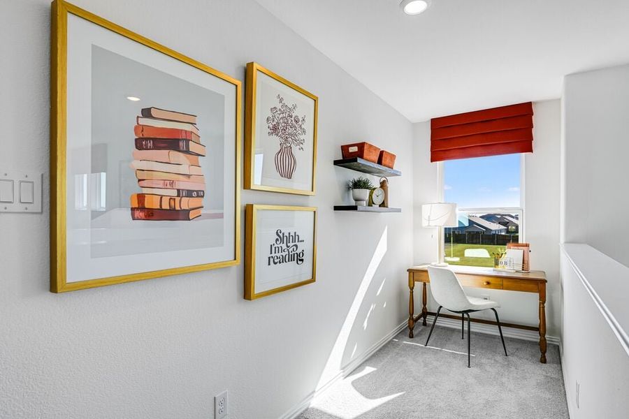 Furnished interior in a model home at Madero 50s in Fort Worth (Image 119).