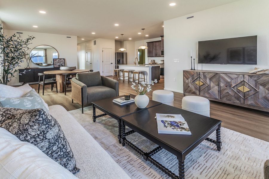 Furnished interior in a model home at Bloom in Fort Collins (Image 7).