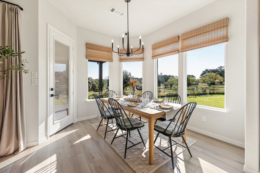 Furnished interior in a model home at Oak Grove Addition in Springtown (Image 31).