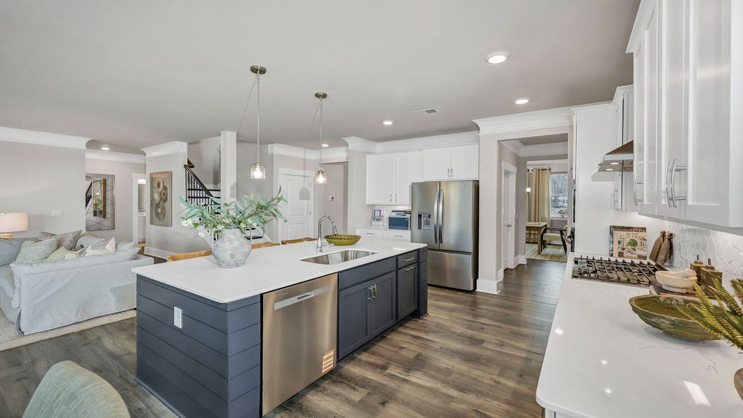 Furnished interior in a model home at Livingston Woods in Irmo (Image 17). Furnished interior in a model home at Livingston Woods in Irmo (Image 17).