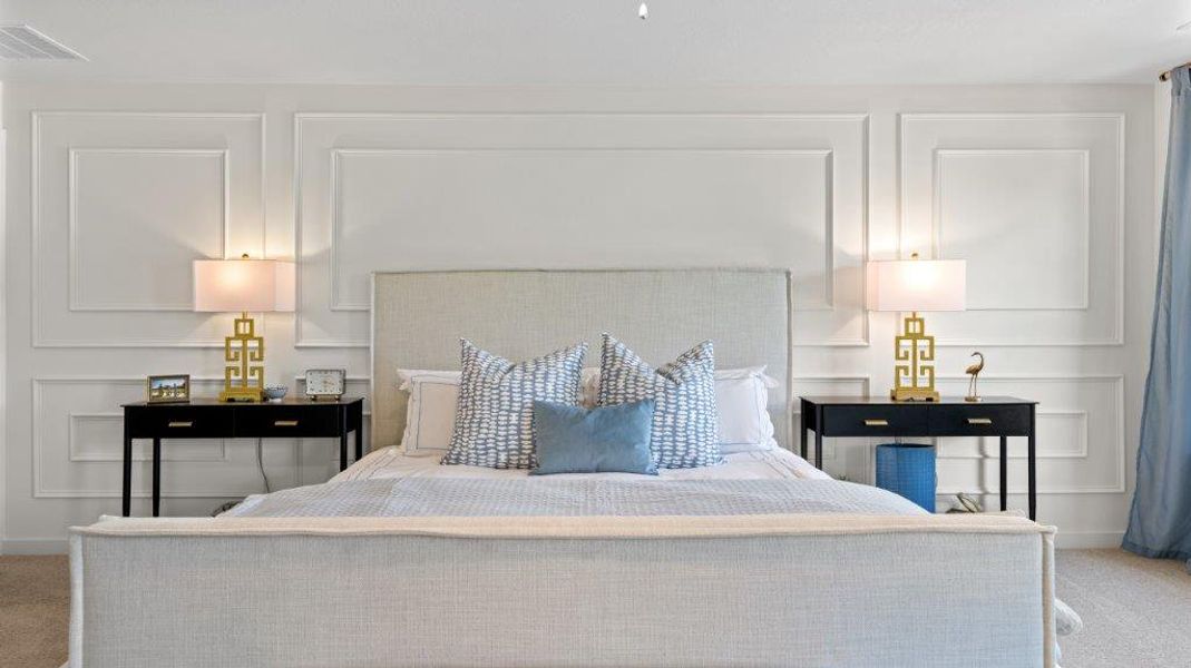 Furnished interior in a model home at Harbor Crest in Ooltewah (Image 33).