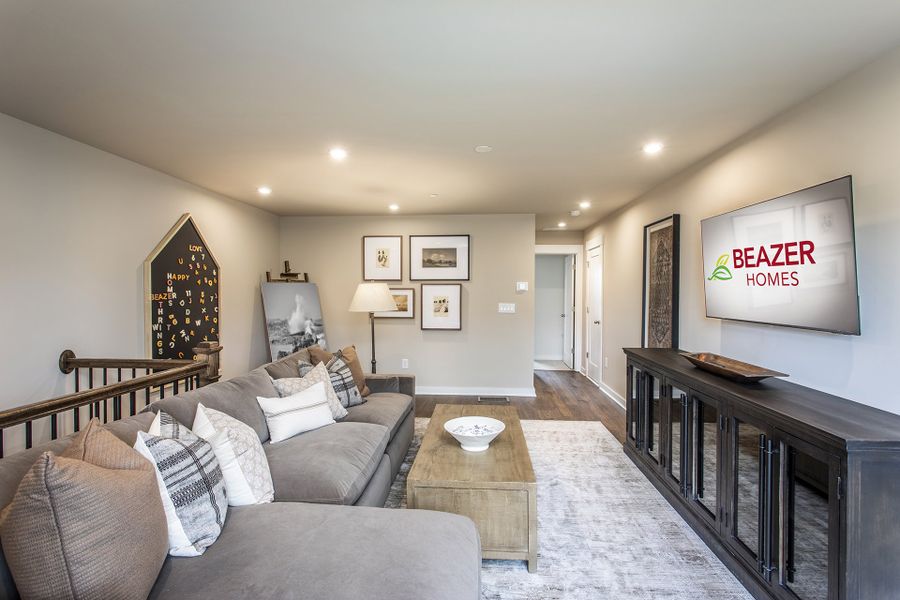 Furnished interior in a model home at Gatherings® at GreenHouse in Marietta (Image 8).