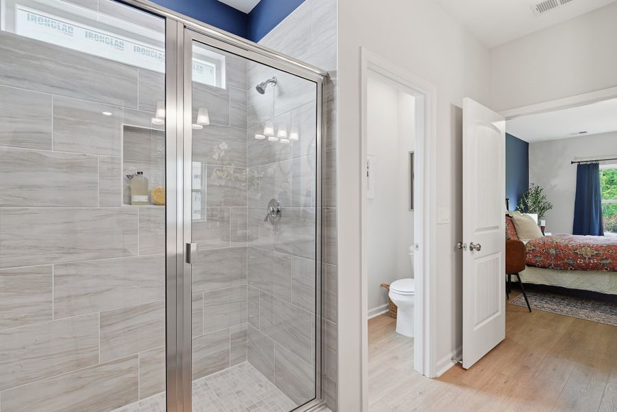 Furnished interior in a model home at Majestic Oaks in Brunswick (Image 18). Furnished interior in a model home at Majestic Oaks in Brunswick (Image 18).