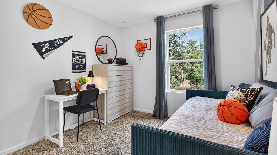 Furnished interior in a model home at Irongate Villas in Jacksonville (Image 26).