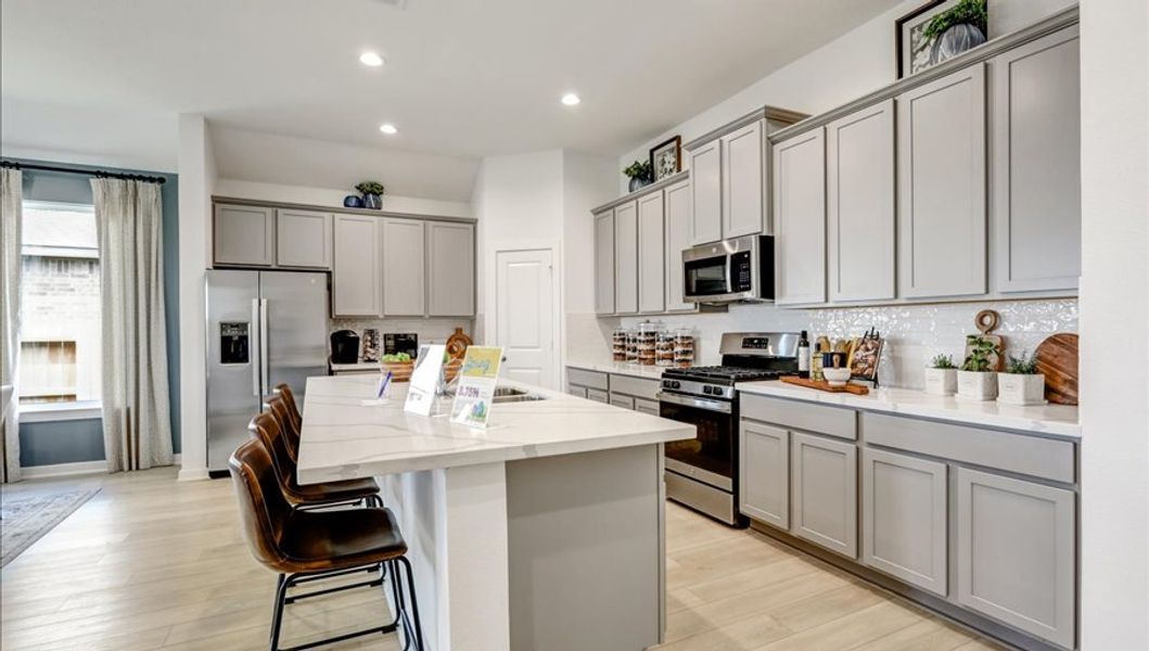 Furnished interior in a model home at Emberly  45' in Beasley (Image 20).