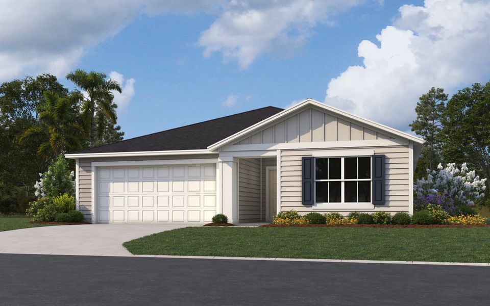 Front exterior of a home in the Diamond Springs community, located in Jacksonville, FL (Image 9).