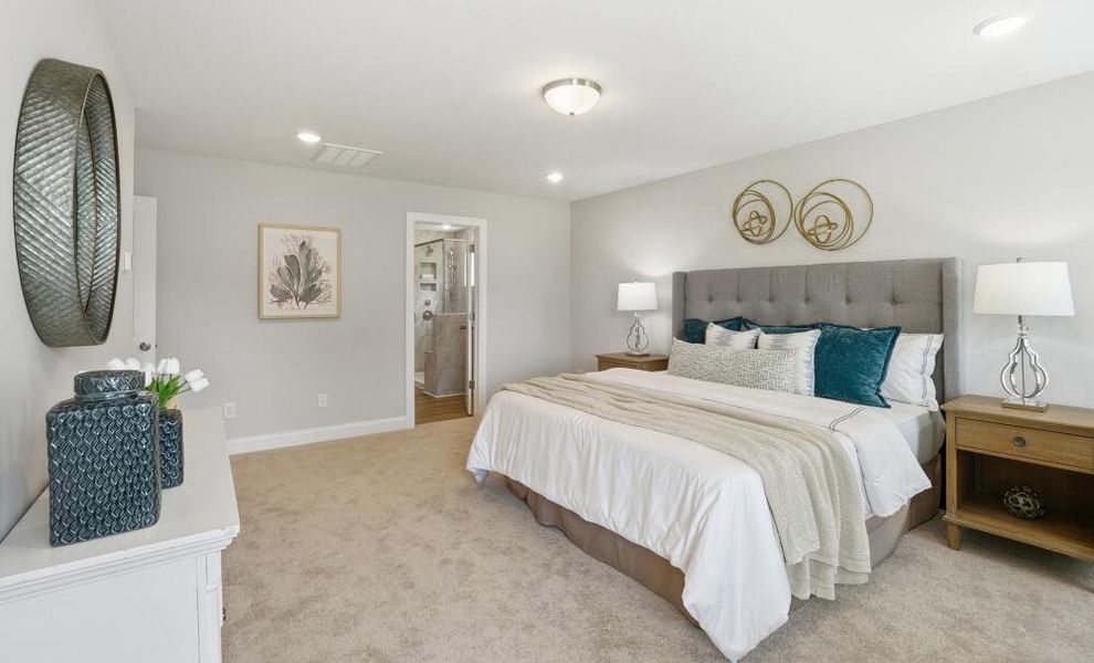 Furnished interior in a model home at Waterford Commons in Rock Hill (Image 8). Furnished interior in a model home at Waterford Commons in Rock Hill (Image 8).