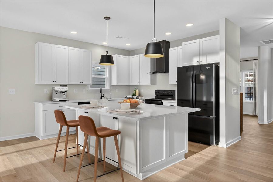 Furnished interior in a model home at The Gables at Handsmill Waterfront in York (Image 8).