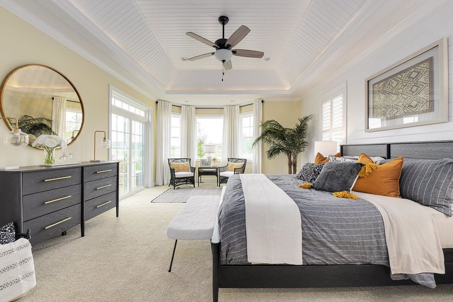 Furnished interior in a model home at Norman Ridge in Hendersonville (Image 10). Furnished interior in a model home at Norman Ridge in Hendersonville (Image 10).