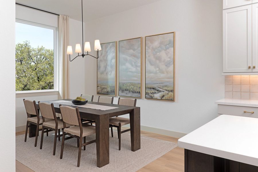 Furnished interior in a model home at Blue Heron Estates in Mont Belvieu (Image 24).