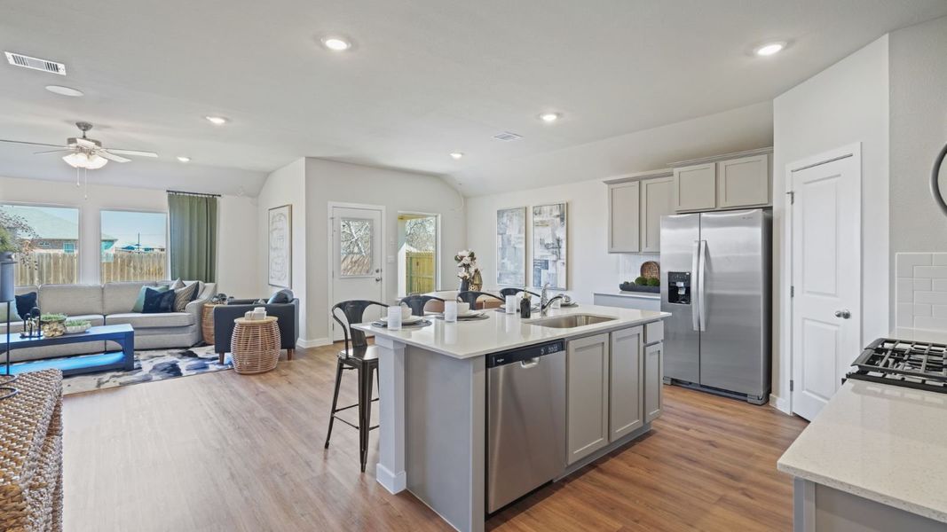 Furnished interior in a model home at Garnett Estates in Portland (Image 5). Furnished interior in a model home at Garnett Estates in Portland (Image 5).