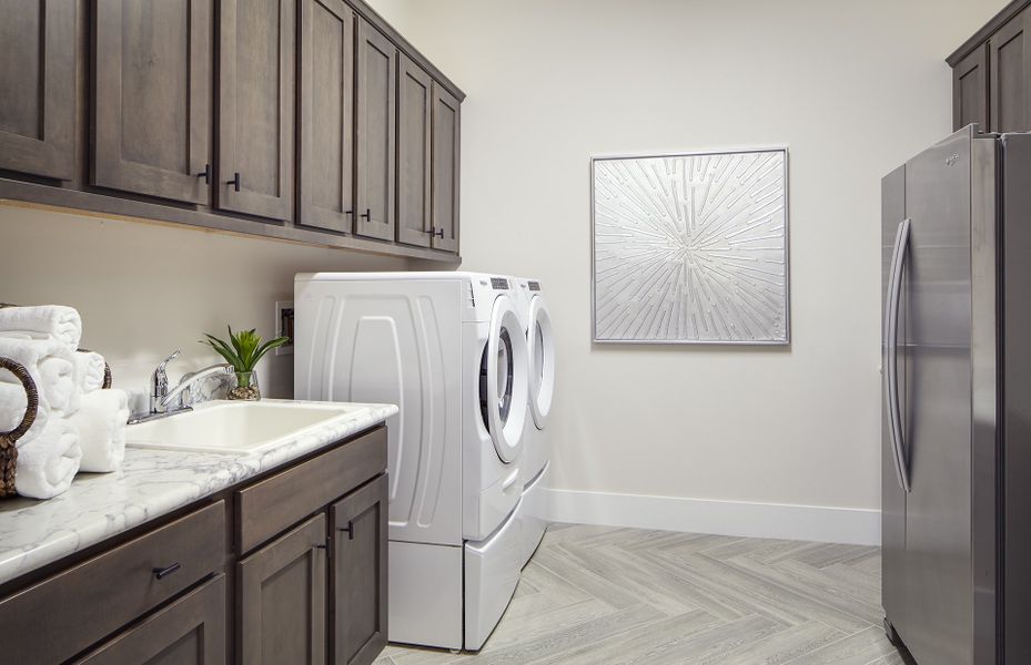 Spacious Laundry Rooms