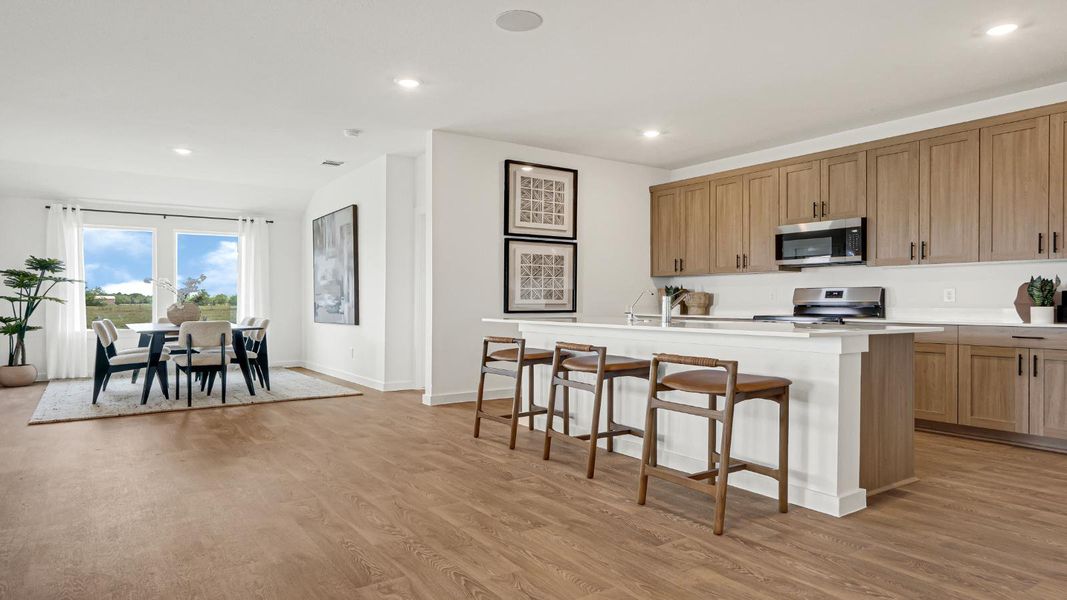 Furnished interior in a model home at Blue Heron Estates in Beasley (Image 17).