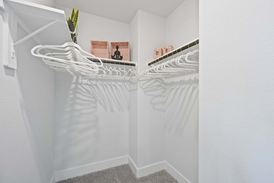 Cloverdale Model Home - Secondary Bedroom Walk-In Closet