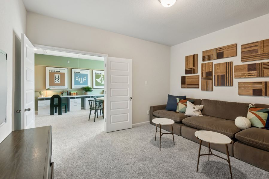 The Princeton II- Upstairs Optional Media Room The Princeton II- Upstairs Optional Media Room