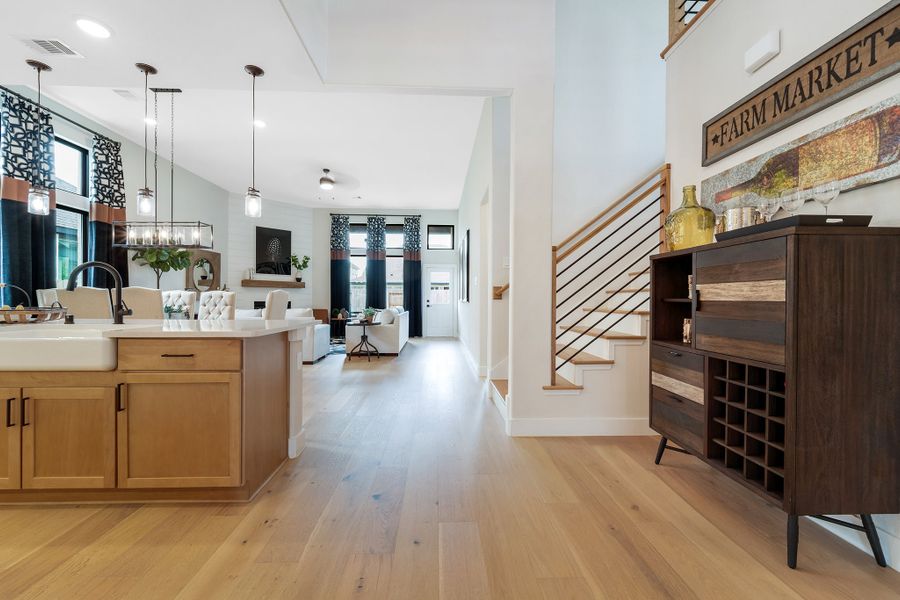 Furnished interior in a model home at Sunterra in Katy (Image 7). Furnished interior in a model home at Sunterra in Katy (Image 7).