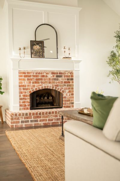 Furnished interior in a model home at Greens Prairie Reserve in College Station (Image 15).