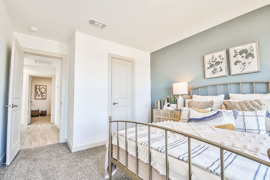 Furnished interior in a model home at Abbey Glen in Lubbock (Image 7). Furnished interior in a model home at Abbey Glen in Lubbock (Image 7).