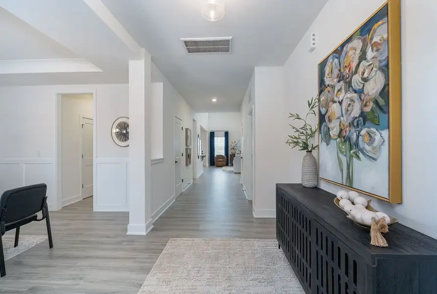Furnished interior in a model home at Kerns Ridge in Salisbury (Image 3). Furnished interior in a model home at Kerns Ridge in Salisbury (Image 3).
