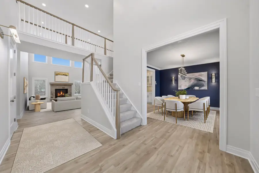 Furnished interior in a model home at Wheatfield Crossing in North Tonawanda (Image 3). Furnished interior in a model home at Wheatfield Crossing in North Tonawanda (Image 3).