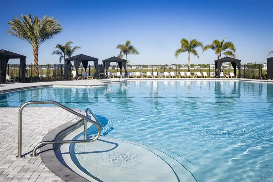 Resort-style pool living, perfect for cooling off or soaking up the sun.