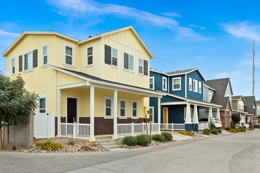 Front exterior of a home in the Encanto at Bell Park community, located in Phoenix, AZ (Image 1).
