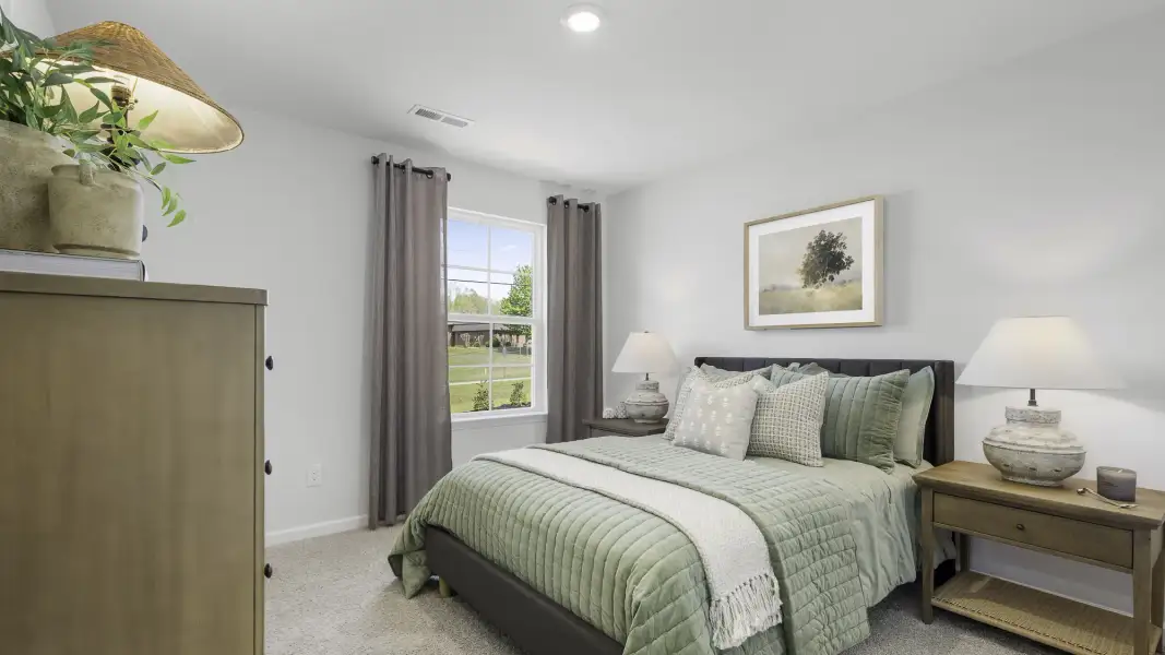 Furnished interior in a model home at Skybrooke in High Point (Image 19).