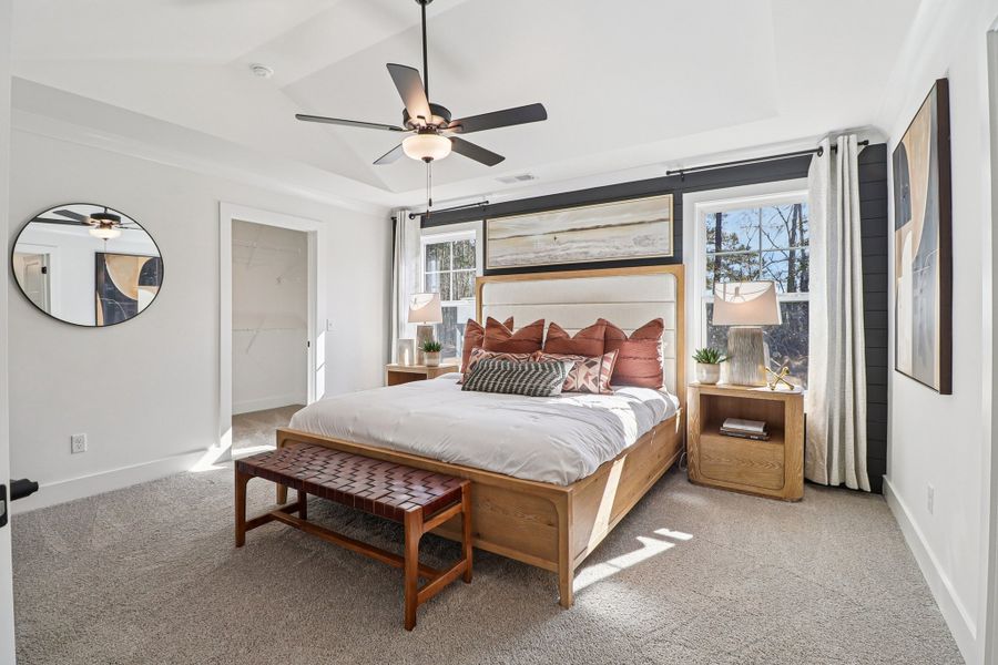 Furnished interior in a model home at Whiskey Run in New Ellenton (Image 94).