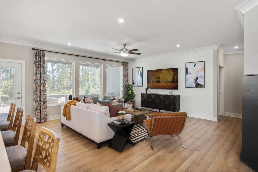Furnished interior in a model home at Encore at Rye Ranch – Executive in Parrish (Image 13).