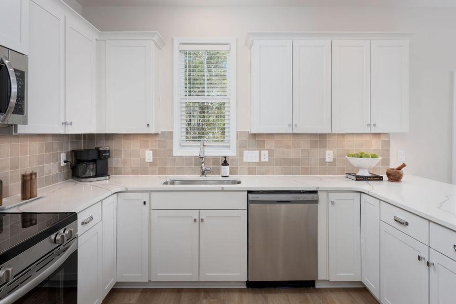 Furnished interior in a model home at Sawyer’s Run in Hampstead (Image 7).
