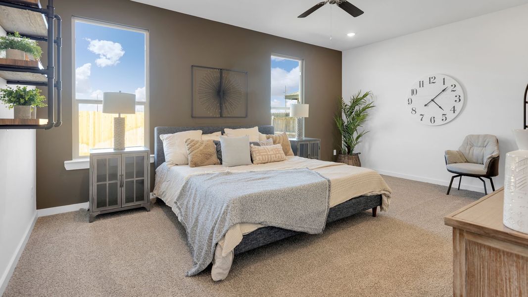 Furnished interior in a model home at Terra Vista in Lubbock (Image 14).