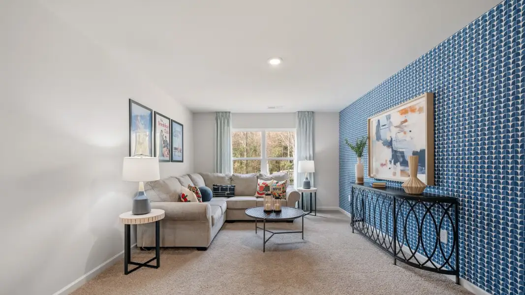 Furnished interior in a model home at Jackson Landing in Jefferson (Image 27). Furnished interior in a model home at Jackson Landing in Jefferson (Image 27).