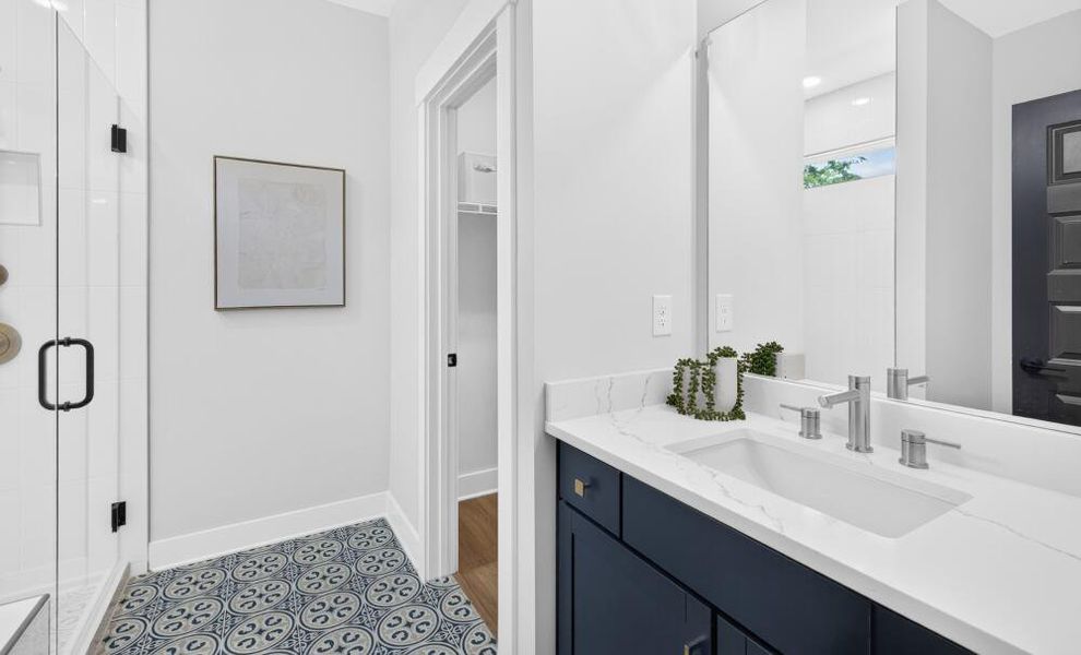 Furnished interior in a model home at Arbor West in Dawsonville (Image 24).