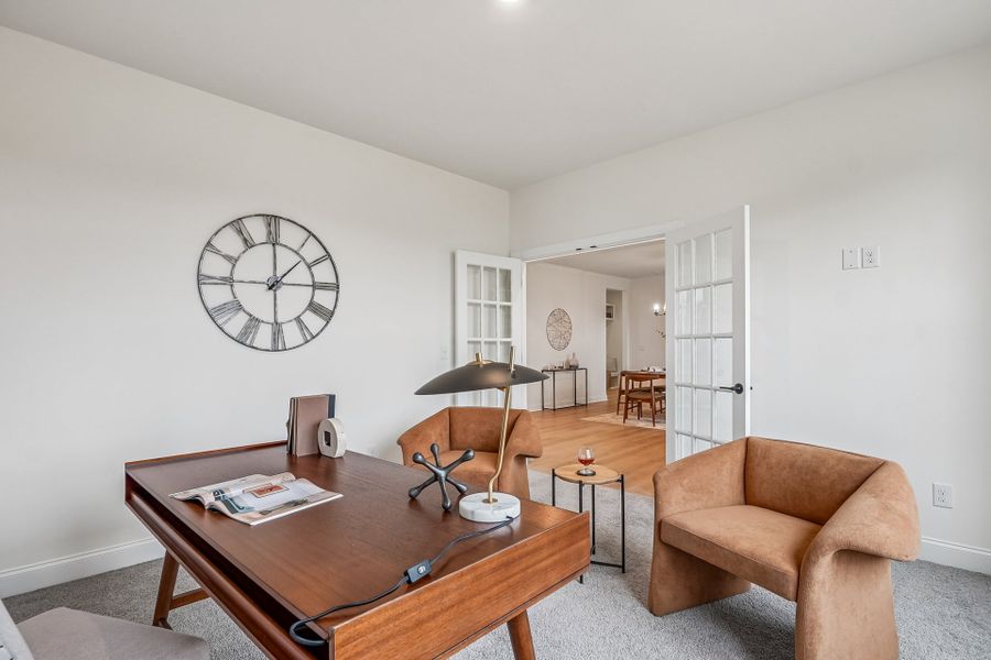 Furnished interior in a model home at Lancaster Hwy in Waxhaw (Image 14). Furnished interior in a model home at Lancaster Hwy in Waxhaw (Image 14).